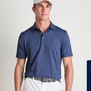 VINEYARD VINES Men's On-the-Go Sankaty Performance Polo